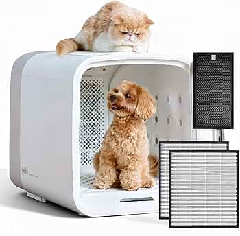 【美品】ペットドライルーム nello Amazon | nello ペットドライルーム＋Deo 日本製モーター2基搭載 獣